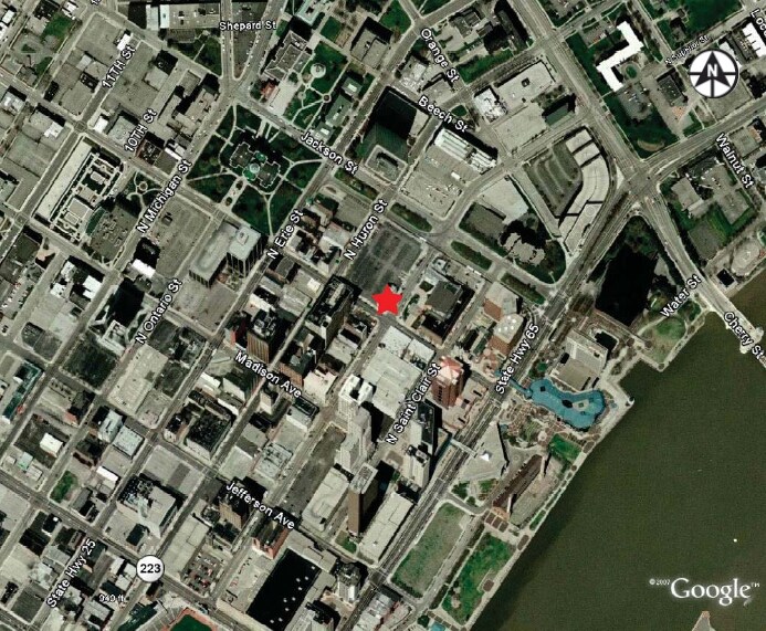 502 Adams St, Toledo, OH for sale Aerial- Image 1 of 1