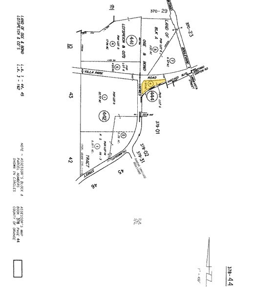 Hewes St, Orange, CA for sale - Plat Map - Image 3 of 5