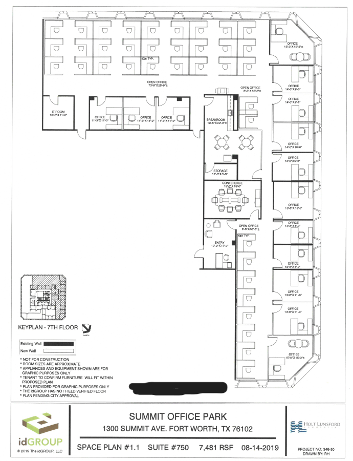 1300 Summit Ave, Fort Worth, TX for lease Floor Plan- Image 1 of 1