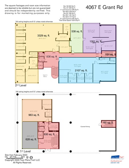 4067 E Grant Rd, Tucson, AZ for lease - Site Plan - Image 1 of 9