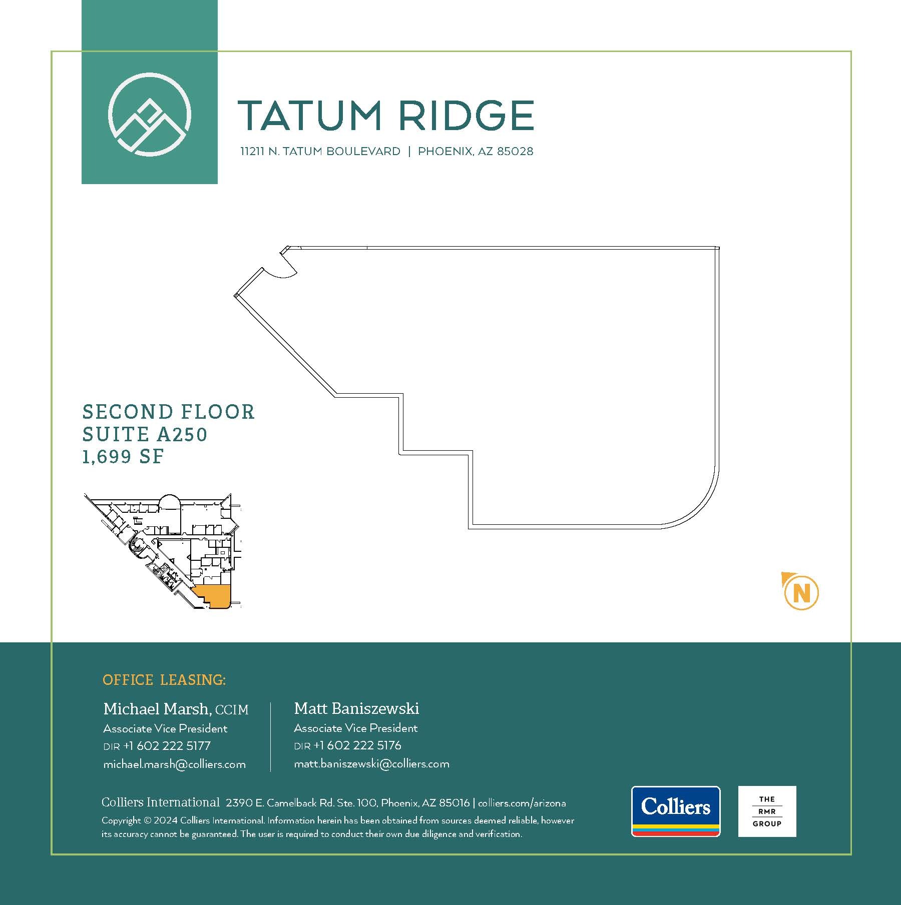 11209 N Tatum Blvd, Phoenix, AZ for lease Floor Plan- Image 1 of 2