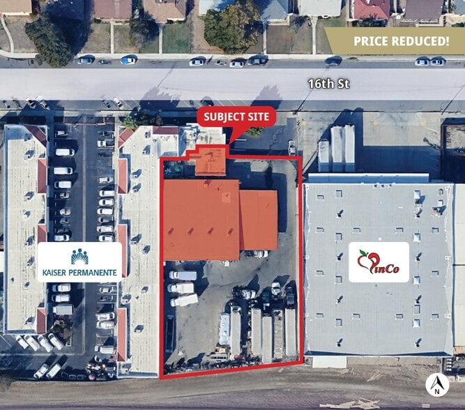 3031 16th St, Bakersfield, CA for lease - Aerial - Image 1 of 10