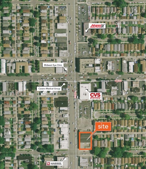 63rd St & S Pulaski Rd, Chicago, IL for sale - Aerial - Image 2 of 2