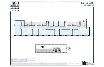 1880 Century Park E, Los Angeles, CA for lease Floor Plan- Image 2 of 2