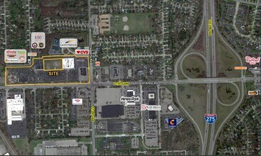 41424-41640 Ann Arbor Rd, Plymouth, MI - aerial  map view