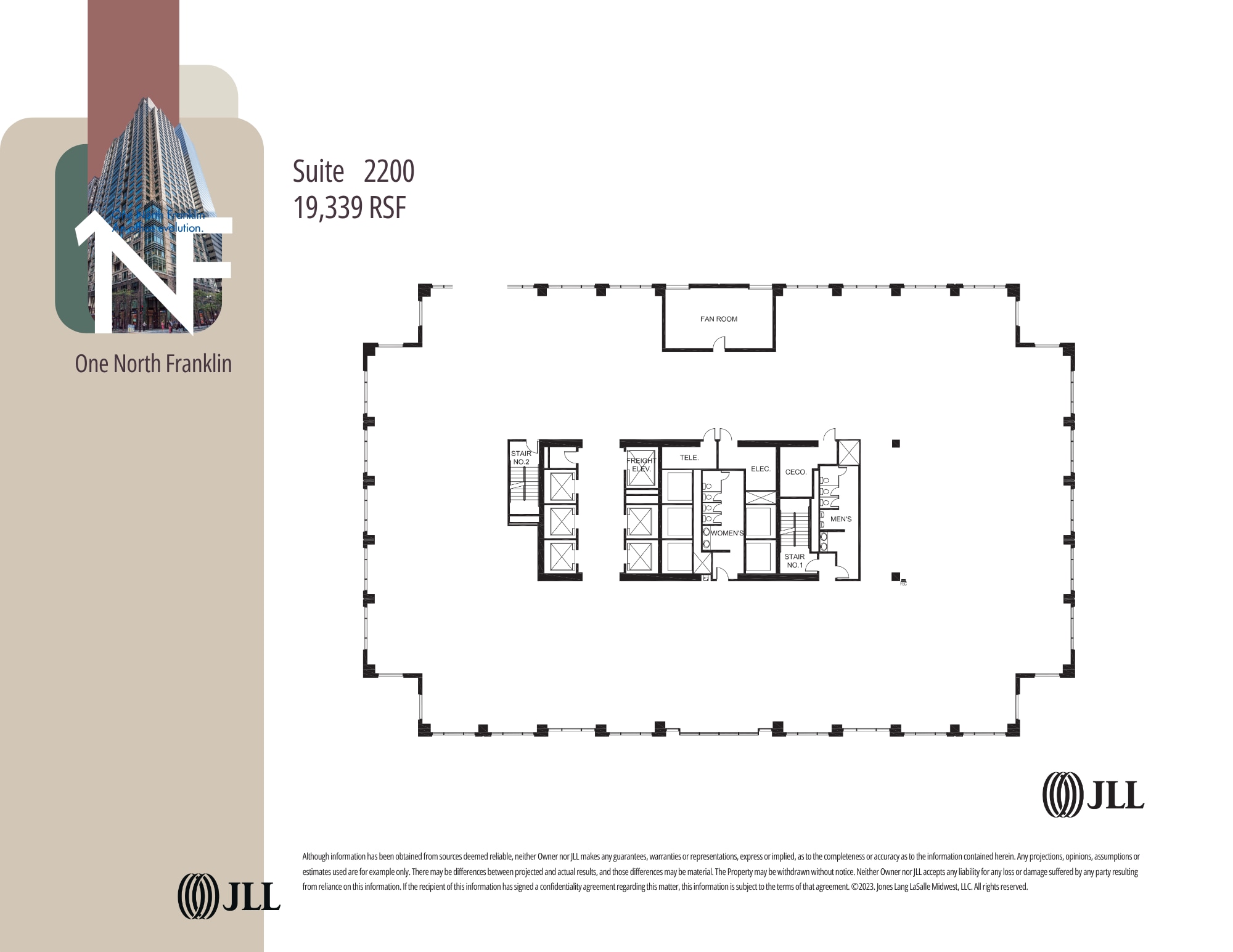 1 N Franklin St, Chicago, IL for lease Floor Plan- Image 1 of 1