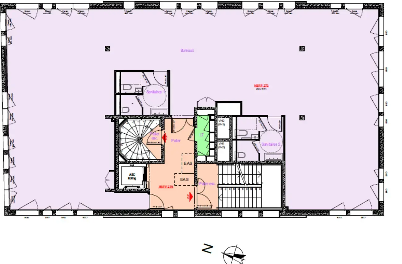 Office in Lyon for lease Site Plan- Image 1 of 1
