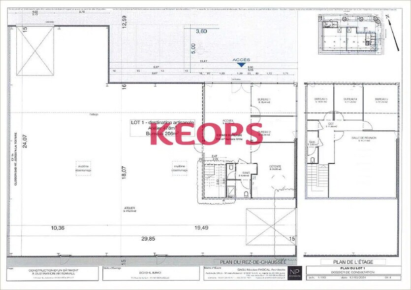 Flex in Beauzelle for lease - Floor Plan - Image 3 of 6