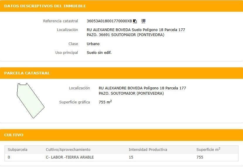 Land in Soutomaior, Pontevedra for sale - Building Photo - Image 1 of 7