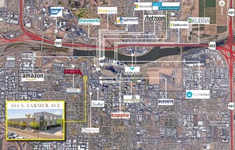 432 S Farmer Ave, Tempe, AZ - aerial  map view