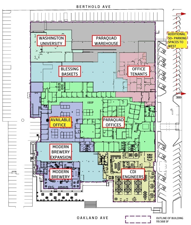 5200-5240 Oakland Ave, Saint Louis, MO for lease Floor Plan- Image 1 of 1