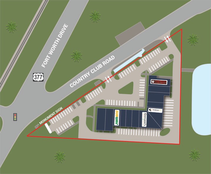 100 Country Club Rd, Argyle, TX for sale - Building Photo - Image 1 of 1