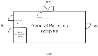 10801 Blondo St, Omaha, NE for sale Floor Plan- Image 2 of 2