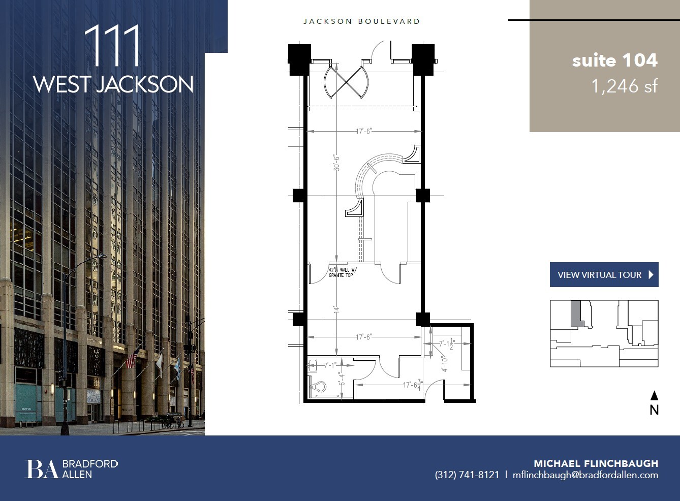 111 W Jackson Blvd, Chicago, IL for lease Floor Plan- Image 1 of 6