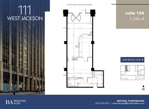 111 W Jackson Blvd, Chicago, IL for lease Floor Plan- Image 1 of 6