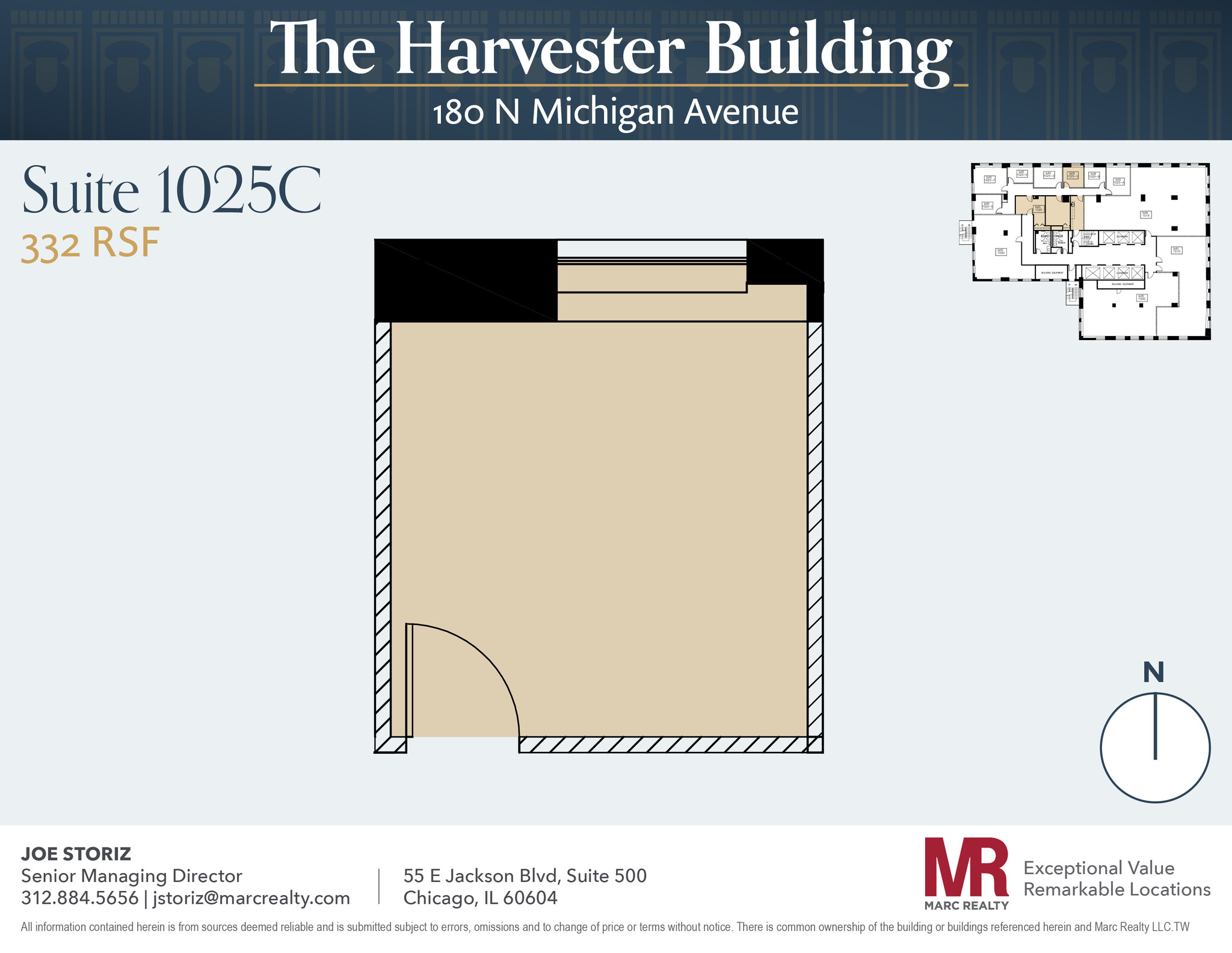 180 N Michigan Ave, Chicago, IL for lease Floor Plan- Image 1 of 3