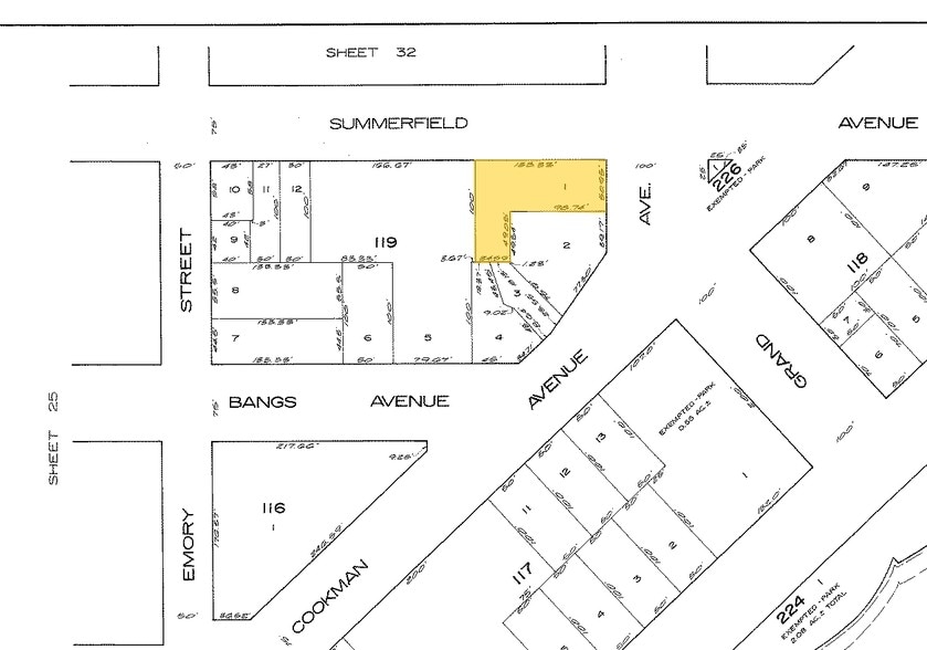 511 Cookman Ave, Asbury Park, NJ for sale - Plat Map - Image 2 of 5