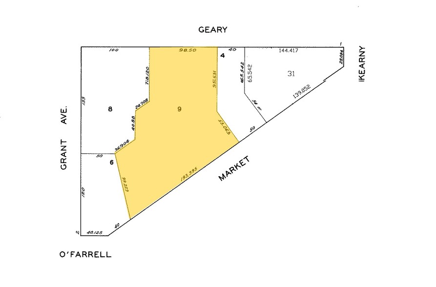 49-55 Geary St, San Francisco, CA for lease - Plat Map - Image 3 of 4