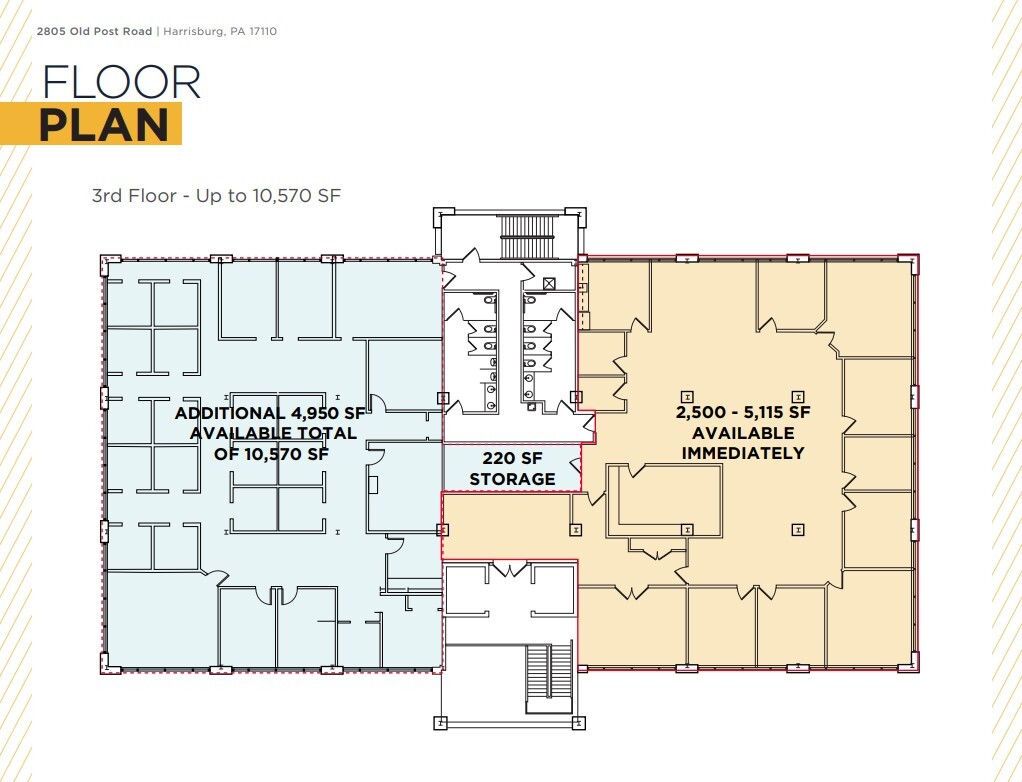 2805 Old Post Rd, Harrisburg, PA for lease Floor Plan- Image 1 of 1