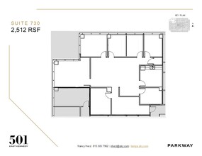 501 E Kennedy Blvd, Tampa, FL for lease Floor Plan- Image 1 of 1