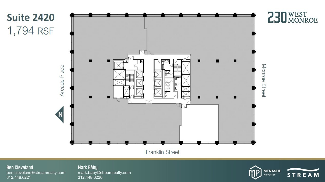 230 W Monroe St, Chicago, IL for lease Floor Plan- Image 1 of 1