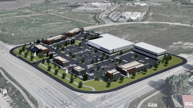 10000-10500 Baseline Rd, Sherwood Park, AB - AERIAL map view - Image1