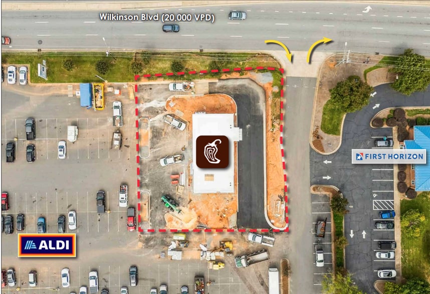 6408-6438 W Wilkinson Blvd, Belmont, NC for sale - Building Photo - Image 2 of 5