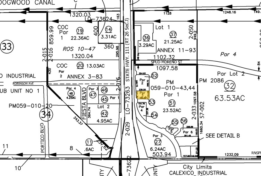 2534 Rockwood Ave, Calexico, CA for sale - Plat Map - Image 1 of 1