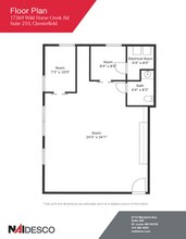 17269 Wild Horse Creek Rd, Chesterfield, MO for lease Floor Plan- Image 2 of 6