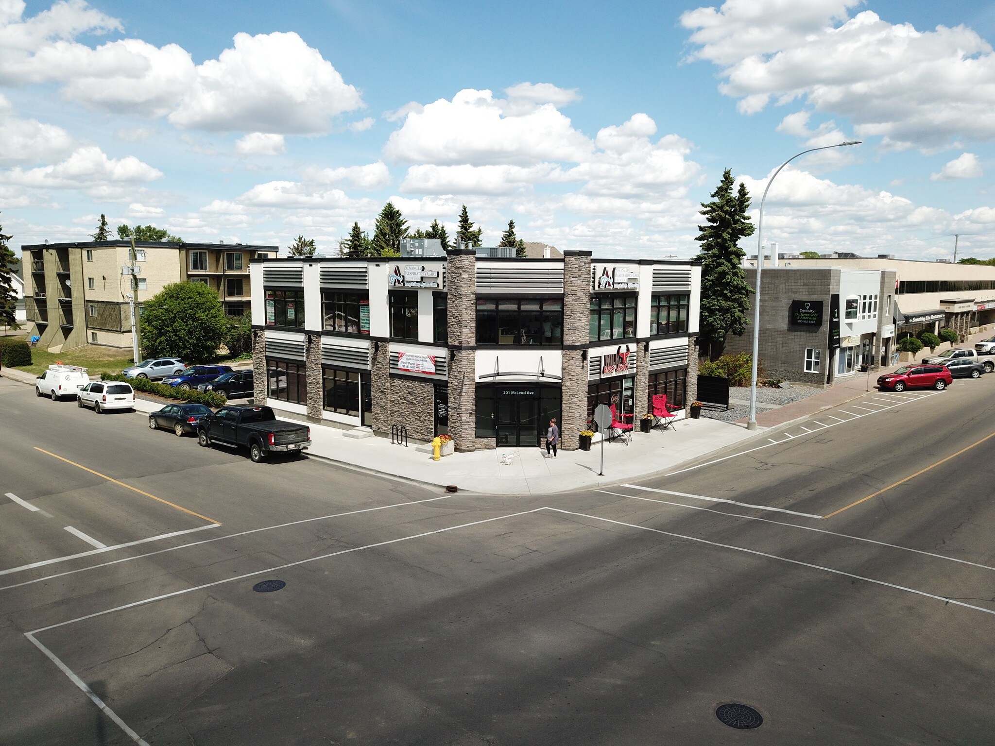 201 McLeod Ave, Spruce Grove, AB for sale Aerial- Image 1 of 1
