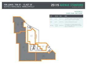 25115 Avenue Stanford, Valencia, CA for lease Floor Plan- Image 1 of 2