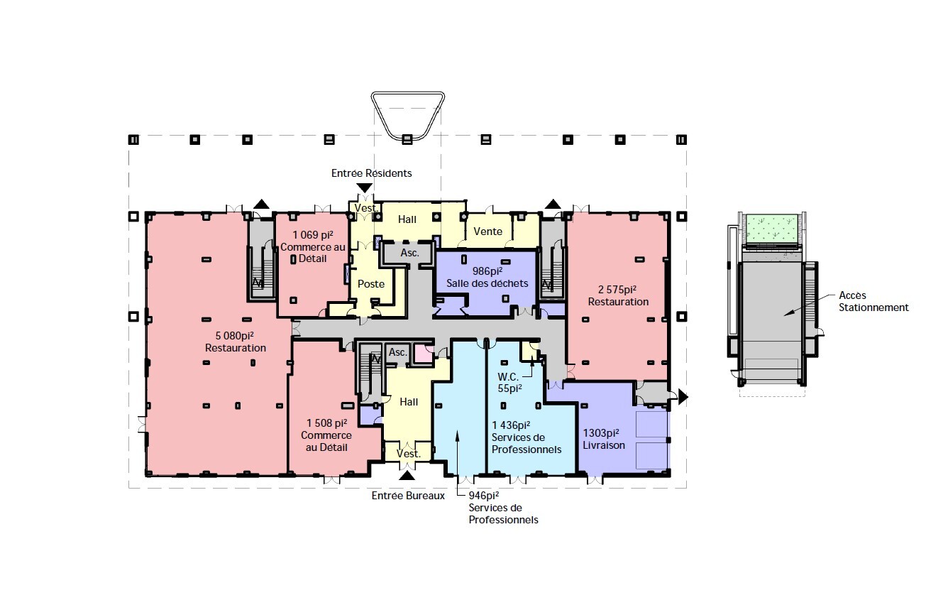 700 Blvd Du Carrefour, Gatineau, QC for lease Floor Plan- Image 1 of 1