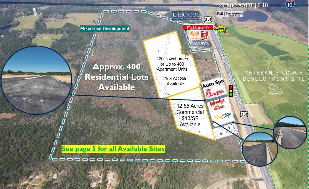 2760 US 331, Defuniak Springs, FL for sale Aerial- Image 1 of 6