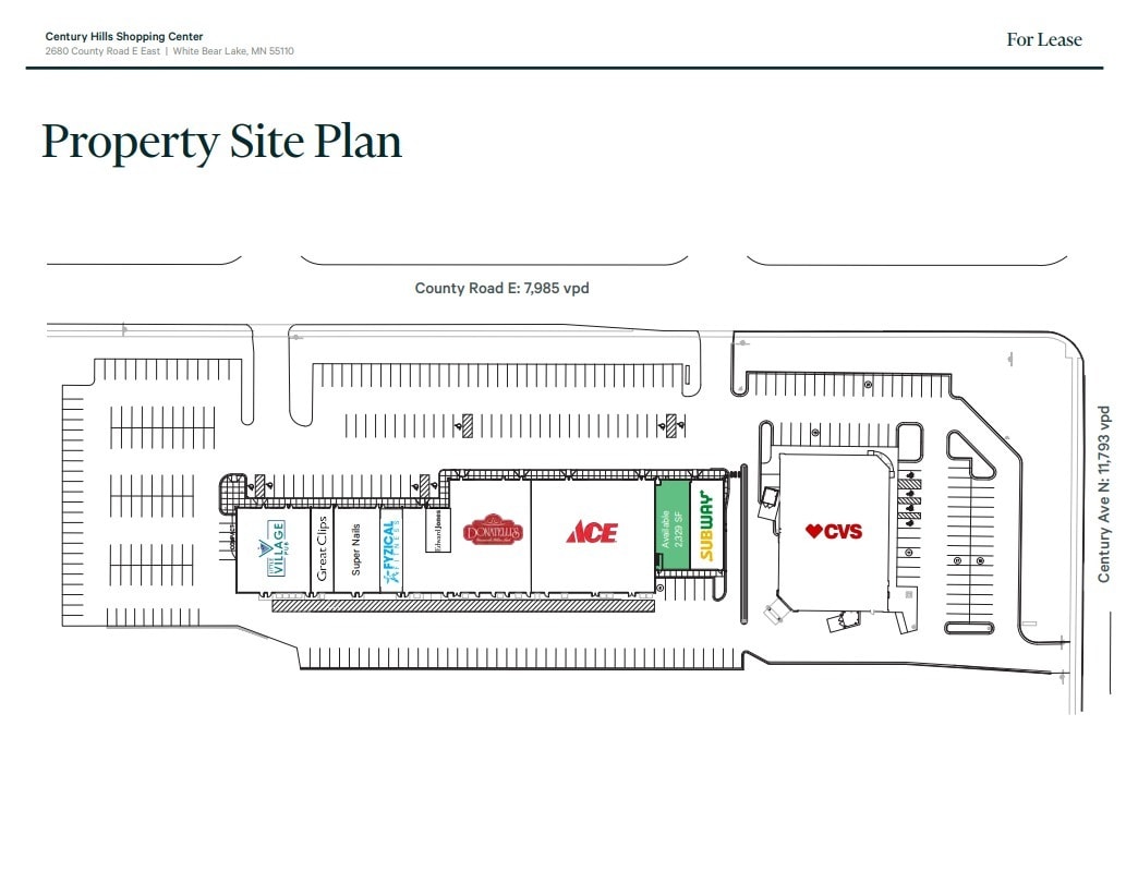 2670-2730 E County E Rd, White Bear Lake, MN for lease Floor Plan- Image 1 of 1