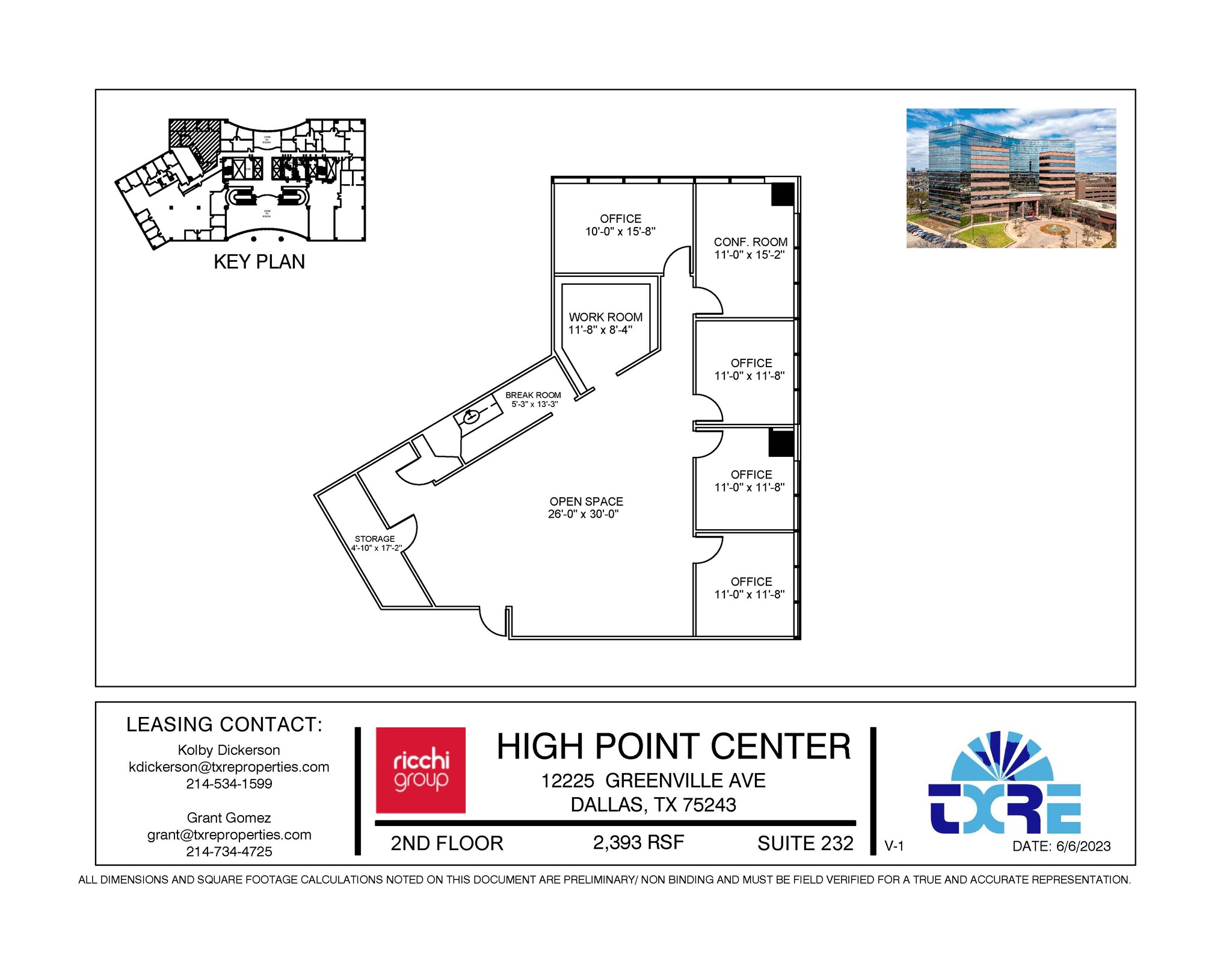 12225 Greenville Ave, Dallas, TX for lease Floor Plan- Image 1 of 1