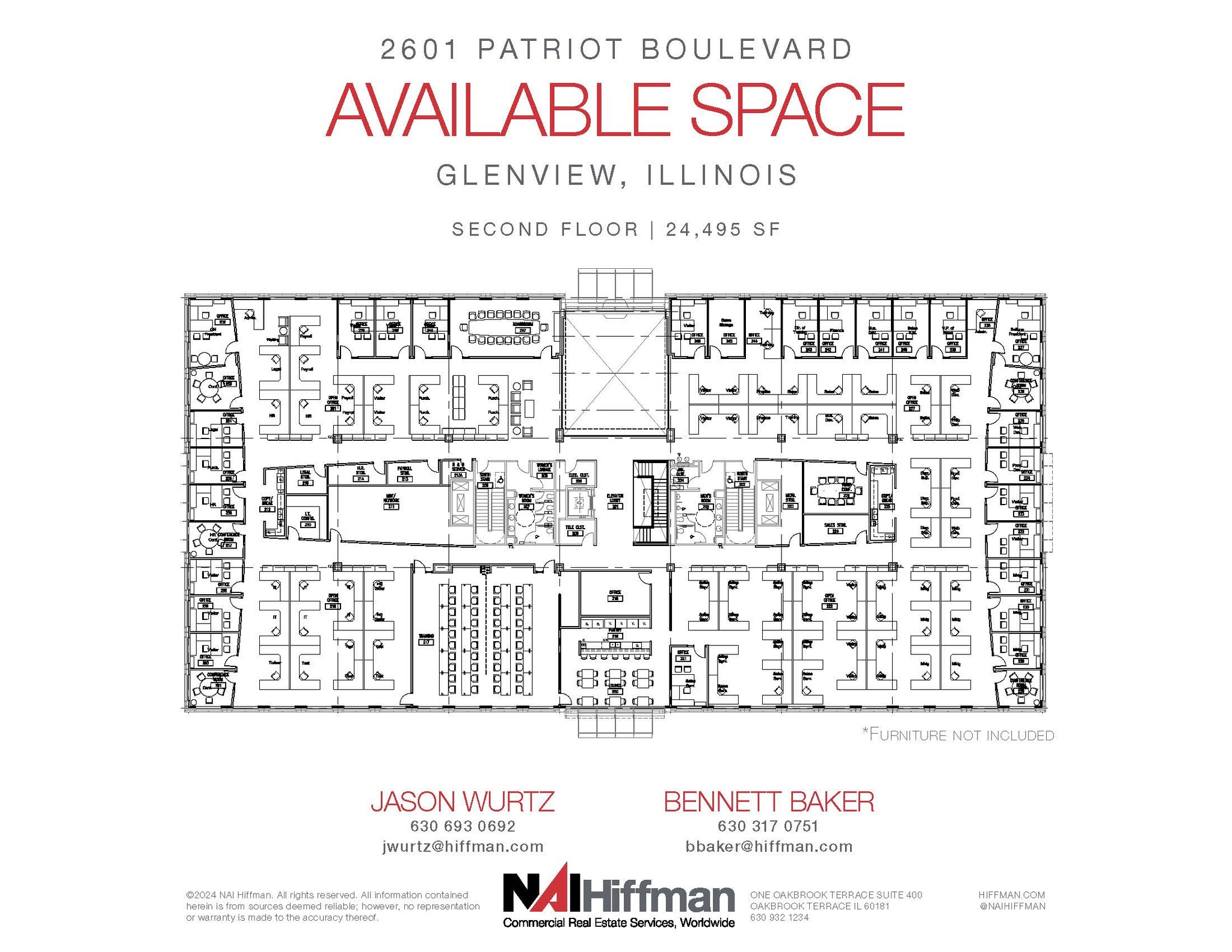 2601 Patriot Blvd, Glenview, IL for lease Floor Plan- Image 1 of 1