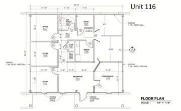 1740 Tree Blvd, Saint Augustine, FL for lease Floor Plan- Image 1 of 1