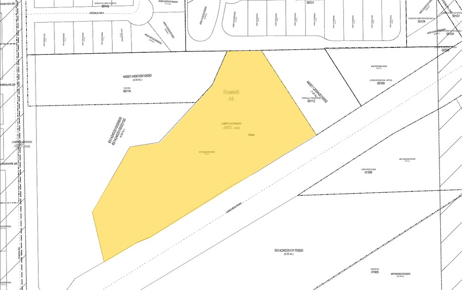 7501 Lakeview Pkwy, Rowlett, TX for lease - Plat Map - Image 2 of 8