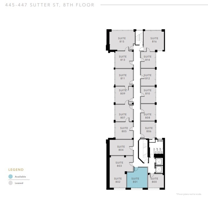 445-447 Sutter St, San Francisco, CA for lease Floor Plan- Image 1 of 1