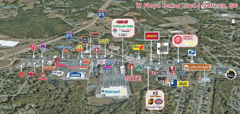 W Floyd Baker Blvd blvd, Gaffney, SC for sale - Building Photo - Image 2 of 2