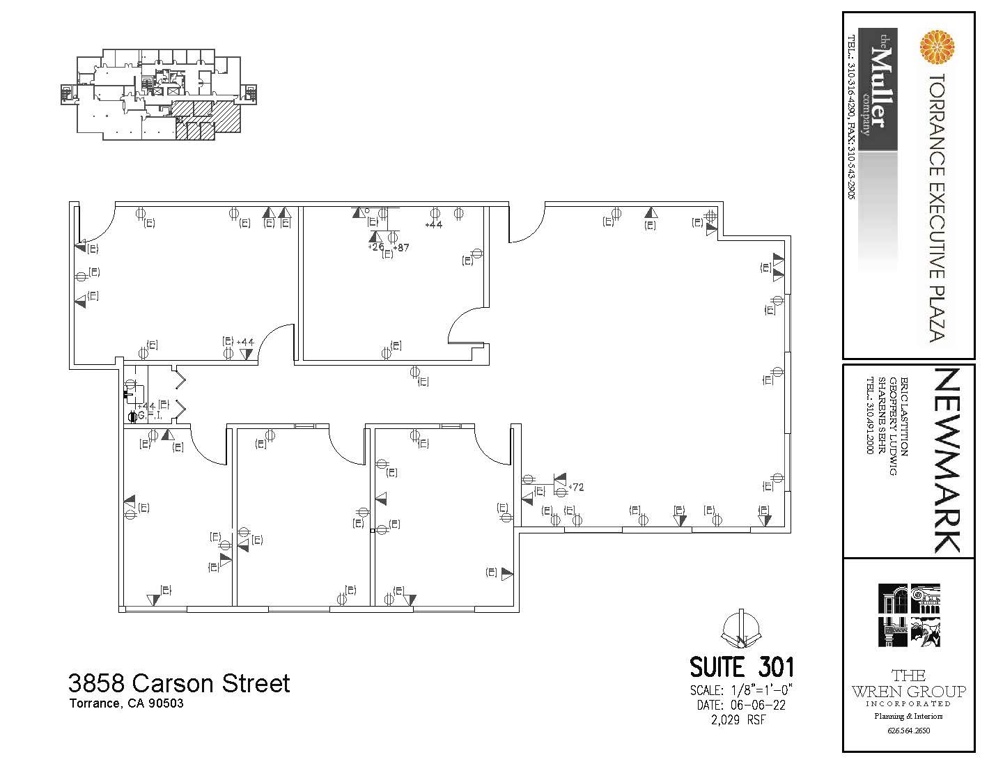 3848 W Carson St, Torrance, CA for lease Floor Plan- Image 1 of 1