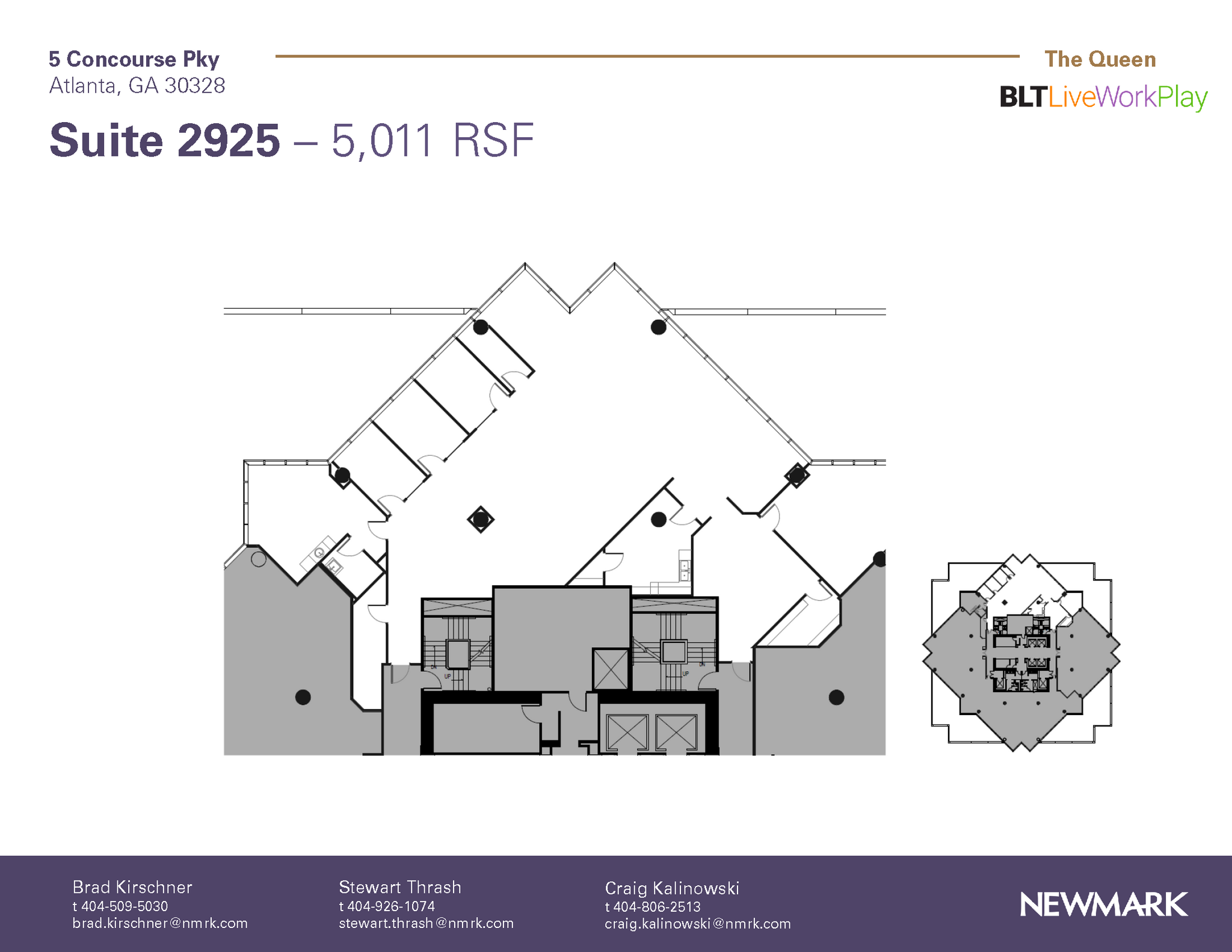 6 Concourse Pky NE, Atlanta, GA for lease Floor Plan- Image 1 of 1