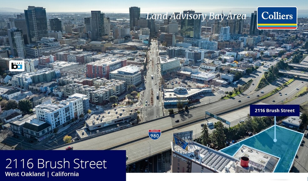 2116 Brush St, Oakland, CA for sale - Aerial - Image 1 of 6