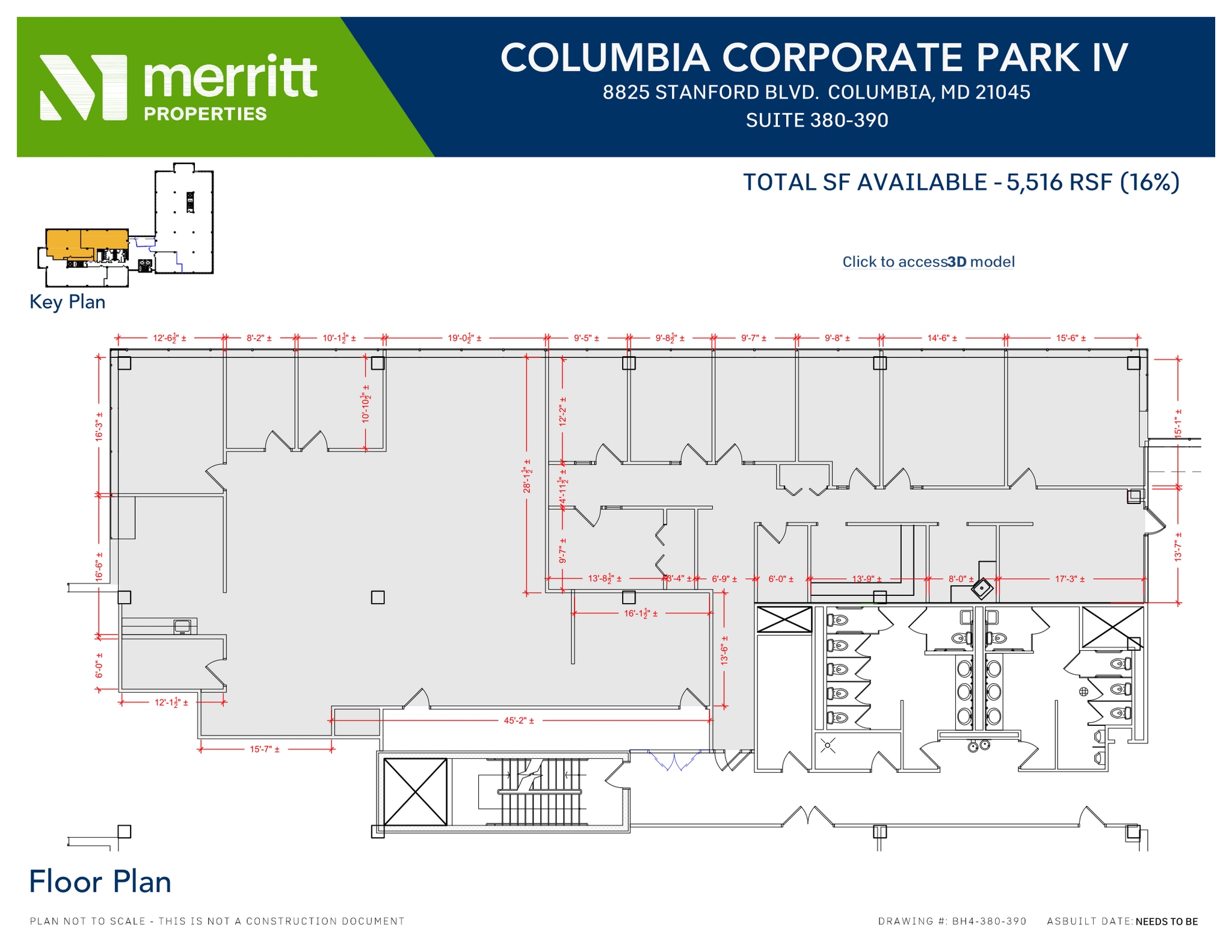8830 Stanford Blvd, Columbia, MD for lease Floor Plan- Image 1 of 2