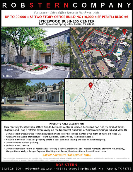 4412 Spicewood Springs Rd, Austin, TX for sale - Building Photo - Image 1 of 1