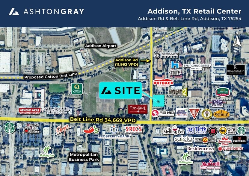 Addison & Belt Line Rd, Addison, TX for lease - Building Photo - Image 1 of 1
