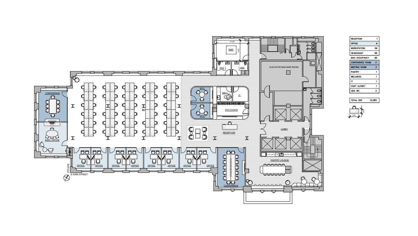 521 Fifth Ave, New York, NY for lease Floor Plan- Image 1 of 1