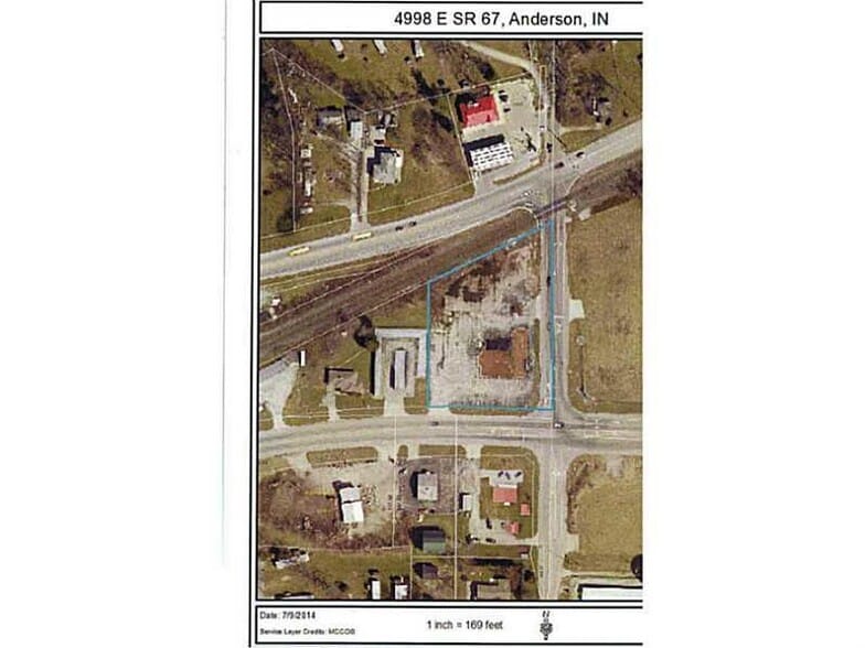 4998 E CR 67, Anderson, IN for sale - Aerial - Image 2 of 9
