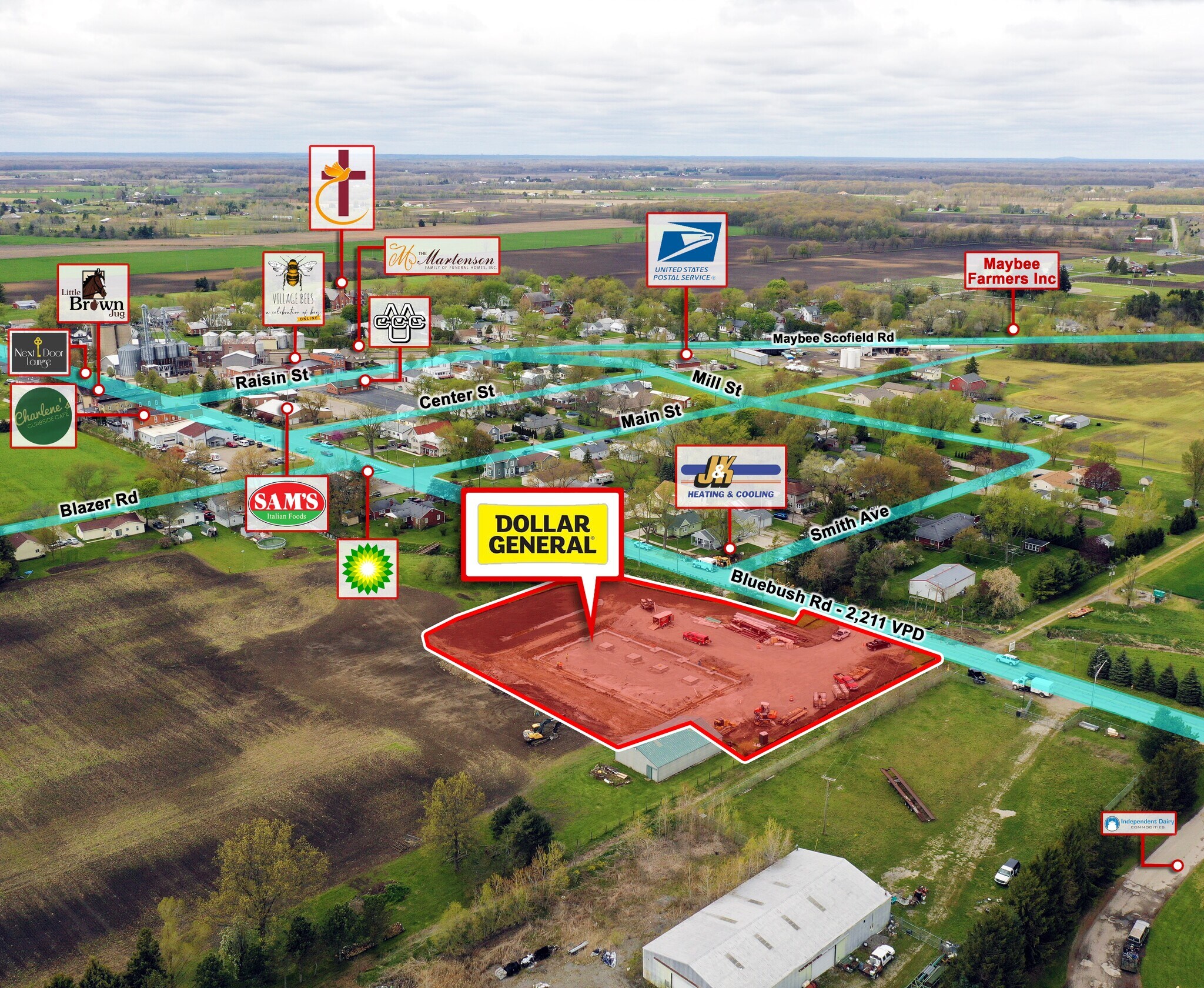 7529 Bluebush Rd, Maybee, MI 48159 Retail Property for Sale