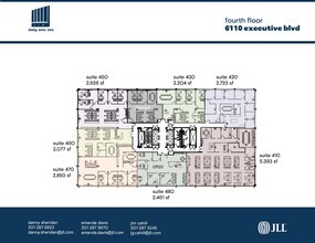 6110 Executive Blvd, Rockville, MD for lease Floor Plan- Image 1 of 1